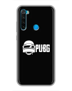 Чехол для Xiaomi Redmi Note 8 с картинкой «PUBG — классический лого»