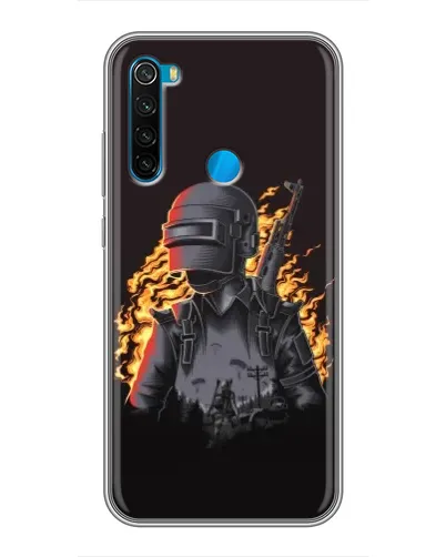 Чехол для Xiaomi Redmi Note 8 с картинкой «PUBG — огненный силуэт» Чехол для Xiaomi Redmi Note 8 с картинкой «PUBG — огненный силуэт»