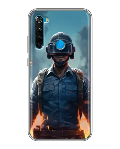 Чехол для Xiaomi Redmi Note 8 с картинкой «PUBG — реалистичный герой» Чехол для Xiaomi Redmi Note 8 с картинкой «PUBG — реалистичный герой»