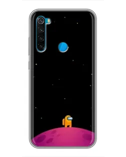 Чехол для Xiaomi Redmi Note 8 с картинкой «Одинокий герой на планете» Чехол для Xiaomi Redmi Note 8 с картинкой «Одинокий герой на планете»