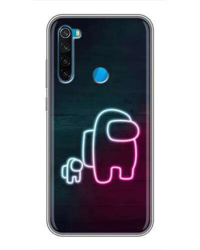 Чехол для Xiaomi Redmi Note 8 с картинкой «Among Us неон-арт» Чехол для Xiaomi Redmi Note 8 с картинкой «Among Us неон-арт»
