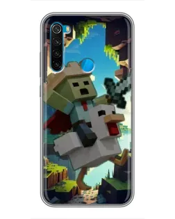 Чехол для Xiaomi Redmi Note 8 с картинкой «Стив и гусь»