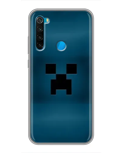 Чехол для Xiaomi Redmi Note 8 с картинкой «Крипер текстура»