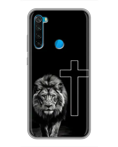 Чехол для Xiaomi Redmi Note 8 с картинкой «Лев и Крест»