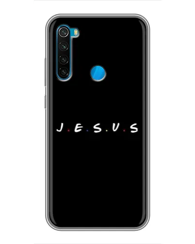 Чехол для Xiaomi Redmi Note 8 с картинкой «Точки веры J.E.S.U.S.»