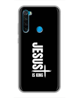 Чехол для Xiaomi Redmi Note 8 с картинкой «Вертикаль веры Jesus»