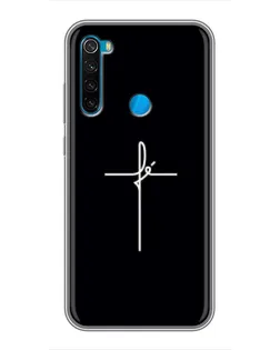 Чехол для Xiaomi Redmi Note 8 с картинкой «Тонкий крест»