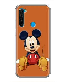 Чехол для Xiaomi Redmi Note 8 с картинкой «Микки отдыхает»