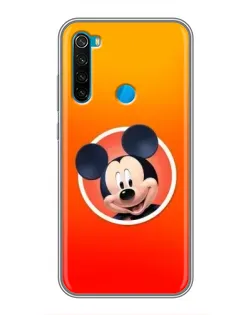 Чехол для Xiaomi Redmi Note 8 с картинкой «Mickey в круге»