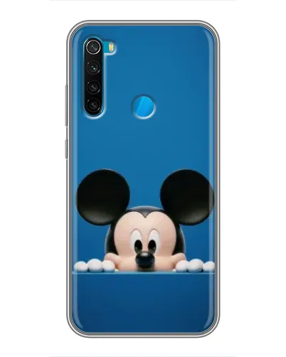 Чехол для Xiaomi Redmi Note 8 с картинкой «Микки выглядывает»