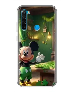 Чехол для Xiaomi Redmi Note 8 с картинкой «Микки в мастерской»