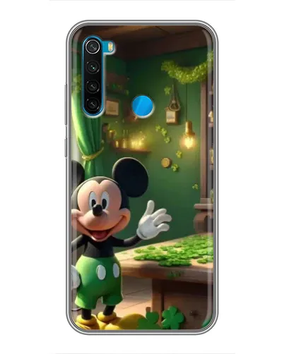 Чехол для Xiaomi Redmi Note 8 с картинкой «Микки в мастерской»