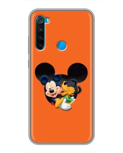 Чехол для Xiaomi Redmi Note 8 с картинкой «Сердце Микки Минни»