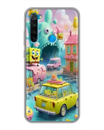 Чехол для Xiaomi Redmi Note 8 с картинкой «Монстр-трак приключения»