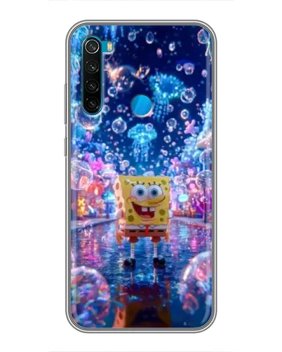 Чехол для Xiaomi Redmi Note 8 с картинкой «Неоновый океан»