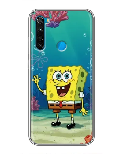 Чехол для Xiaomi Redmi Note 8 с картинкой «Подводный привет»