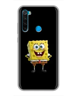 Чехол для Xiaomi Redmi Note 8 с картинкой «Классический Губка Боб»