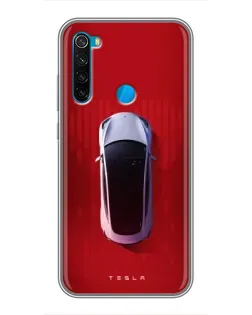 Чехол для Xiaomi Redmi Note 8 с картинкой «Tesla Top View» Чехол для Xiaomi Redmi Note 8 с картинкой «Tesla Top View»