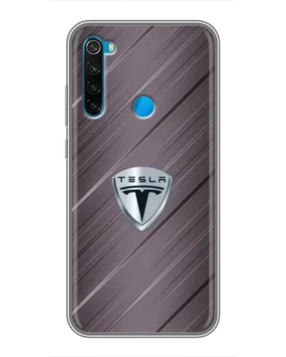 Чехол для Xiaomi Redmi Note 8 с картинкой «Металлическая текстура Tesla» Чехол для Xiaomi Redmi Note 8 с картинкой «Металлическая текстура Tesla»