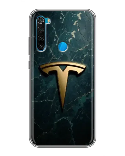 Чехол для Xiaomi Redmi Note 8 с картинкой «Мраморная Tesla Gold» Чехол для Xiaomi Redmi Note 8 с картинкой «Мраморная Tesla Gold»