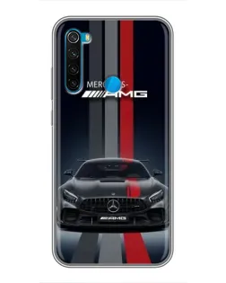 Чехол для Xiaomi Redmi Note 8 с картинкой «Mercedes — белый карбон» Чехол для Xiaomi Redmi Note 8 с картинкой «Mercedes — белый карбон»