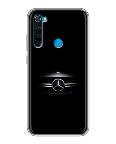 Чехол для Xiaomi Redmi Note 8 с картинкой «Mercedes — абстрактные линии»