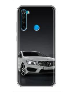 Чехол для Xiaomi Redmi Note 8 с картинкой «Mercedes AMG GT Silver» Чехол для Xiaomi Redmi Note 8 с картинкой «Mercedes AMG GT Silver»