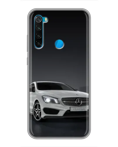 Чехол для Xiaomi Redmi Note 8 с картинкой «Mercedes AMG GT Silver»