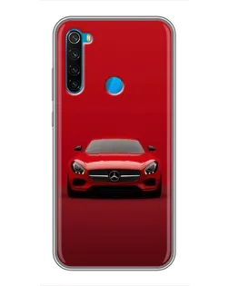 Чехол для Xiaomi Redmi Note 8 с картинкой «Красный Mercedes AMG»