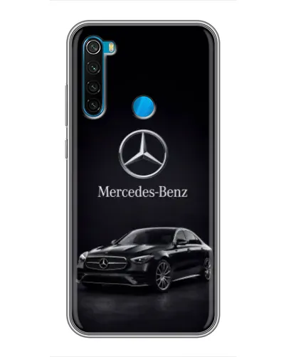 Чехол для Xiaomi Redmi Note 8 с картинкой «Mercedes — решетка радиатора»