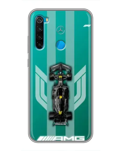 Чехол для Xiaomi Redmi Note 8 с картинкой «Mercedes AMG Petronas»