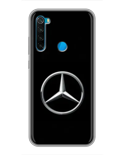 Чехол для Xiaomi Redmi Note 8 с картинкой «Mercedes классический лого»
