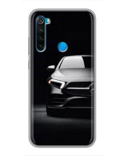 Чехол для Xiaomi Redmi Note 8 с картинкой «Свет фар Mercedes»