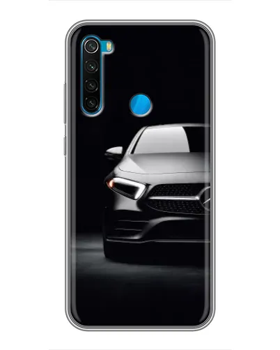 Чехол для Xiaomi Redmi Note 8 с картинкой «Свет фар Mercedes»