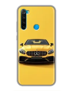 Чехол для Xiaomi Redmi Note 8 с картинкой «Желтый Mercedes GT»