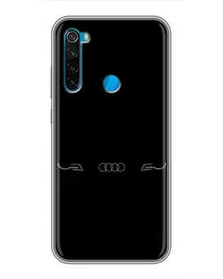 Чехол для Xiaomi Redmi Note 8 с картинкой «Audi — световой подпись» Чехол для Xiaomi Redmi Note 8 с картинкой «Audi — световой подпись»