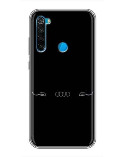 Чехол для Xiaomi Redmi Note 8 с картинкой «Audi — световой подпись»