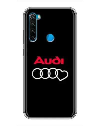 Чехол для Xiaomi Redmi Note 8 с картинкой «Логотип Audi Heart»