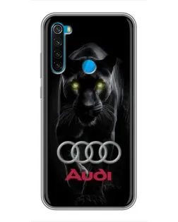 Чехол для Xiaomi Redmi Note 8 с картинкой «Пантера и Audi»