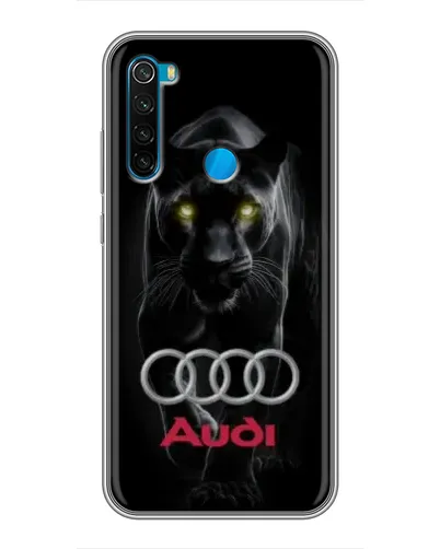 Чехол для Xiaomi Redmi Note 8 с картинкой «Пантера и Audi»