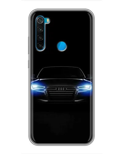 Чехол для Xiaomi Redmi Note 8 с картинкой «Audi в неоне»