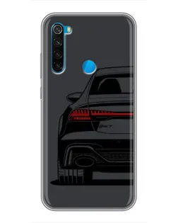 Чехол для Xiaomi Redmi Note 8 с картинкой «Задняя часть Audi — арт»