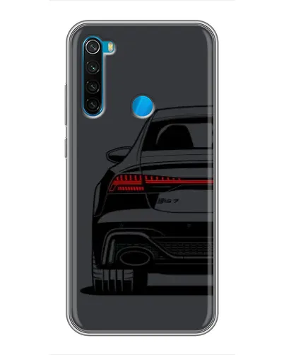 Чехол для Xiaomi Redmi Note 8 с картинкой «Задняя часть Audi — арт»