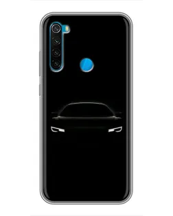 Чехол для Xiaomi Redmi Note 8 с картинкой «Взгляд Audi в темноте»