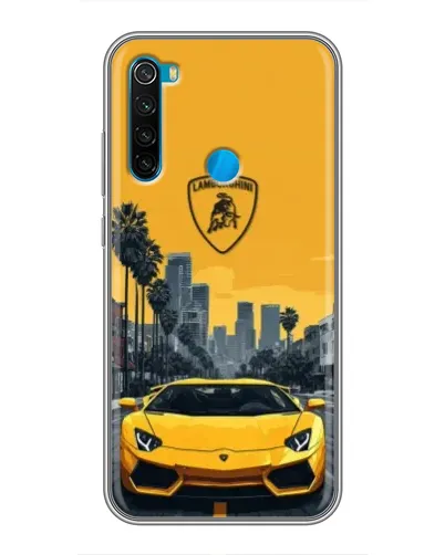 Чехол для Xiaomi Redmi Note 8 с картинкой «Желтый Lamborghini город» Чехол для Xiaomi Redmi Note 8 с картинкой «Желтый Lamborghini город»