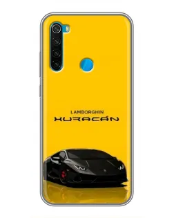 Чехол для Xiaomi Redmi Note 8 с картинкой «Lamborghini Huracan черный»