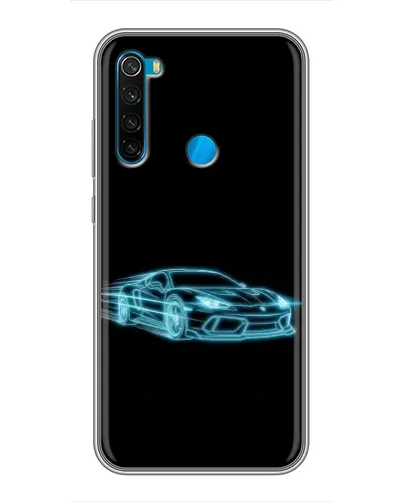 Чехол для Xiaomi Redmi Note 8 с картинкой «Неоновый контур Lamborghini» Чехол для Xiaomi Redmi Note 8 с картинкой «Неоновый контур Lamborghini»
