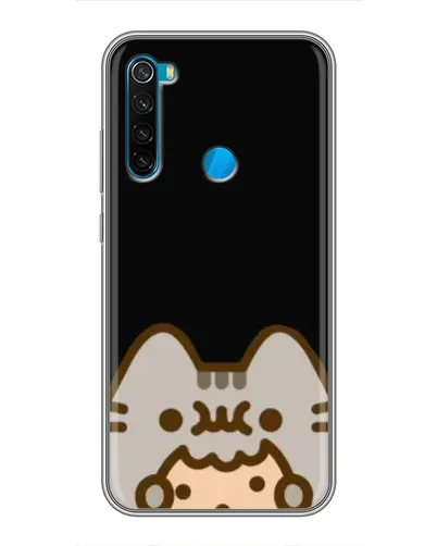 Чехол для Xiaomi Redmi Note 8 с картинкой «Пушин на черном»