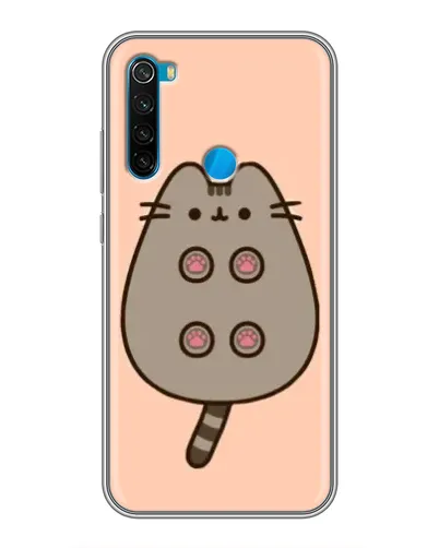 Чехол для Xiaomi Redmi Note 8 с картинкой «Пушин пузиком кверху»