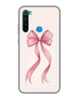 Чехол для Xiaomi Redmi Note 8 с картинкой «Розовый бант»